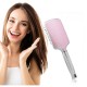 Private label fashional crystal rhinestone air cushion paddle hair brush bling blinged wig brush